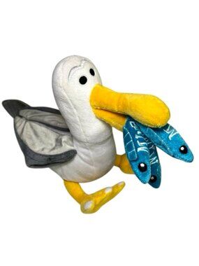 Disney Parks Finding Nemo Seagull Fish Plush Yellow Feet 12" Soft Stuffed Animal